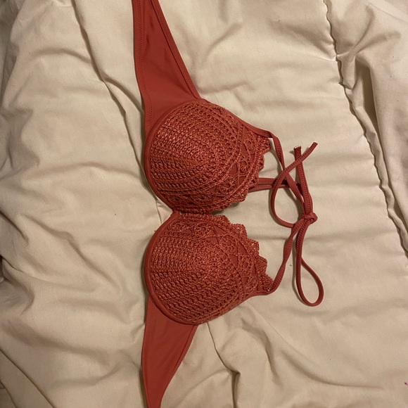 Target Other - Pink Target Bikini Top